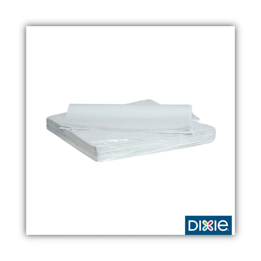 Dixie All-Purpose Food Wrap, Dry Wax Paper, 15 x 16, White, 1,000/Carton