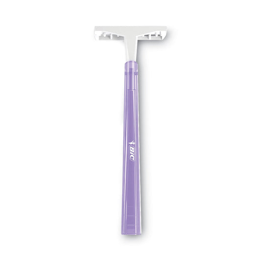 BIC Silky Touch Women’s Disposable Razor, 2 Blades, Assorted Colors, 10/Pack