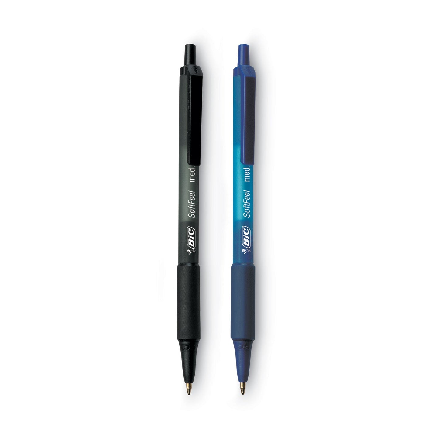 BIC Soft Feel Ballpoint Pen Value Pack, Retractable, Medium 1 mm, Assorted Ink and Barrel Colors, 36/Pack