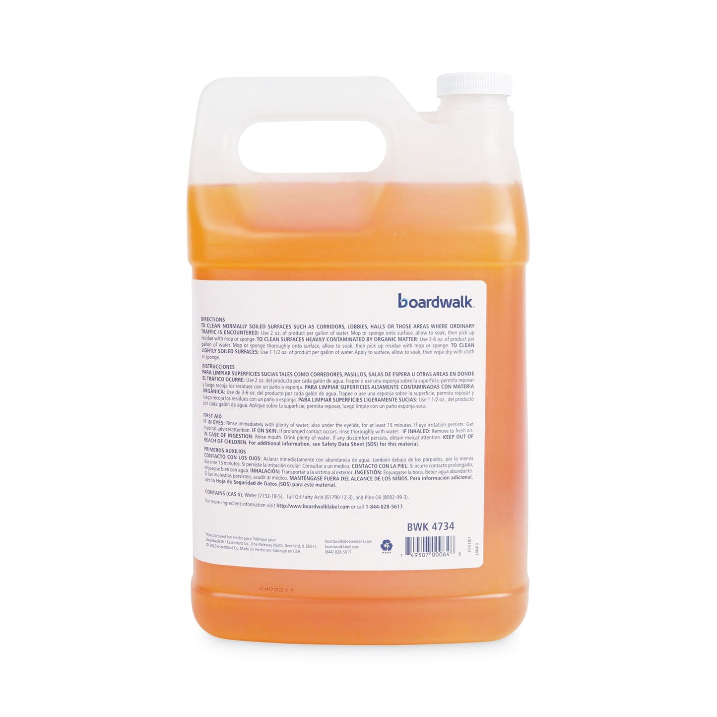 Boardwalk Industrial Strength Pine Cleaner, 1 gal Bottle