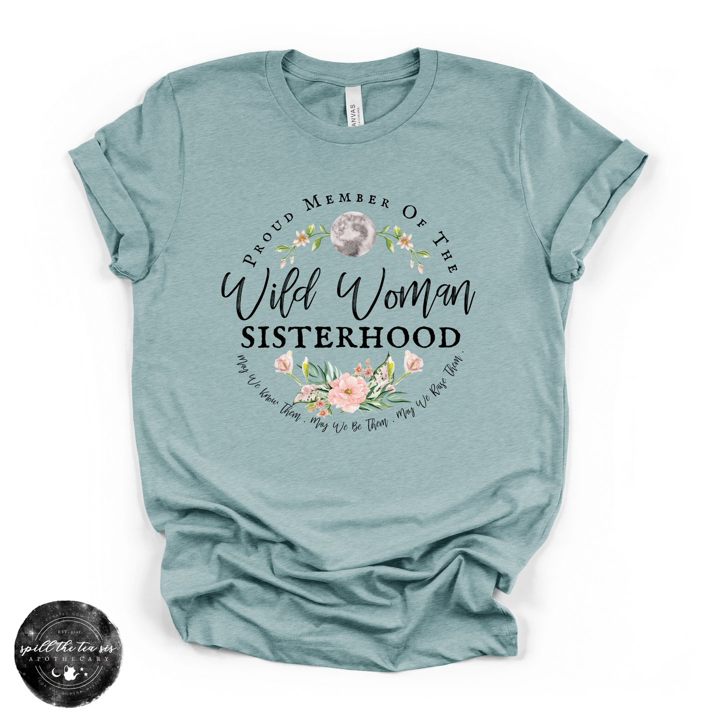 Wild Woman Sisterhood Tee | Witchy Empowerment Graphic T-Shirt