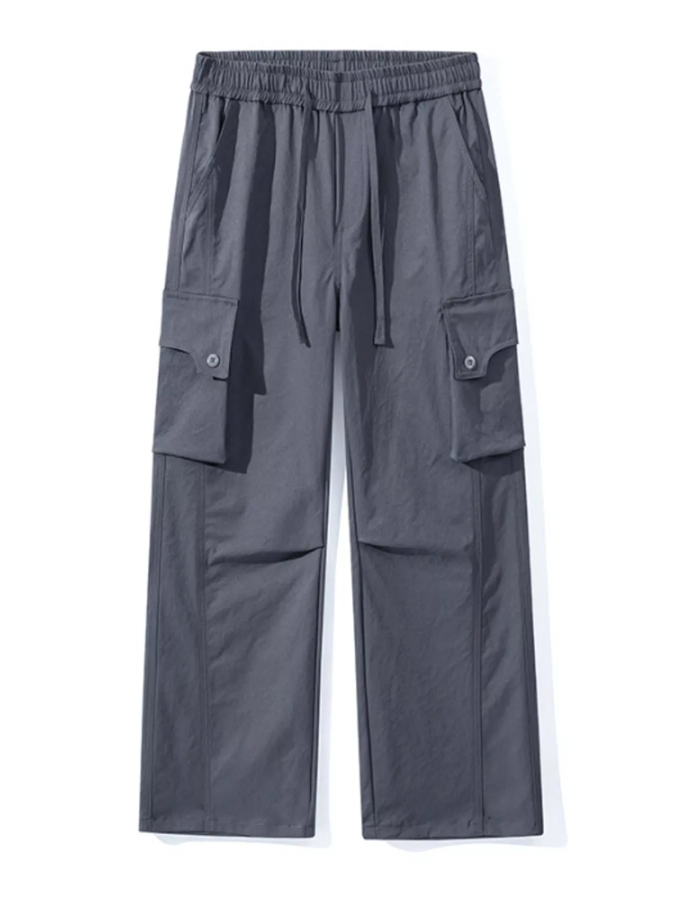 Men's Full Size Loose Fit Multi-Pocket Cargo Pants Plus Size