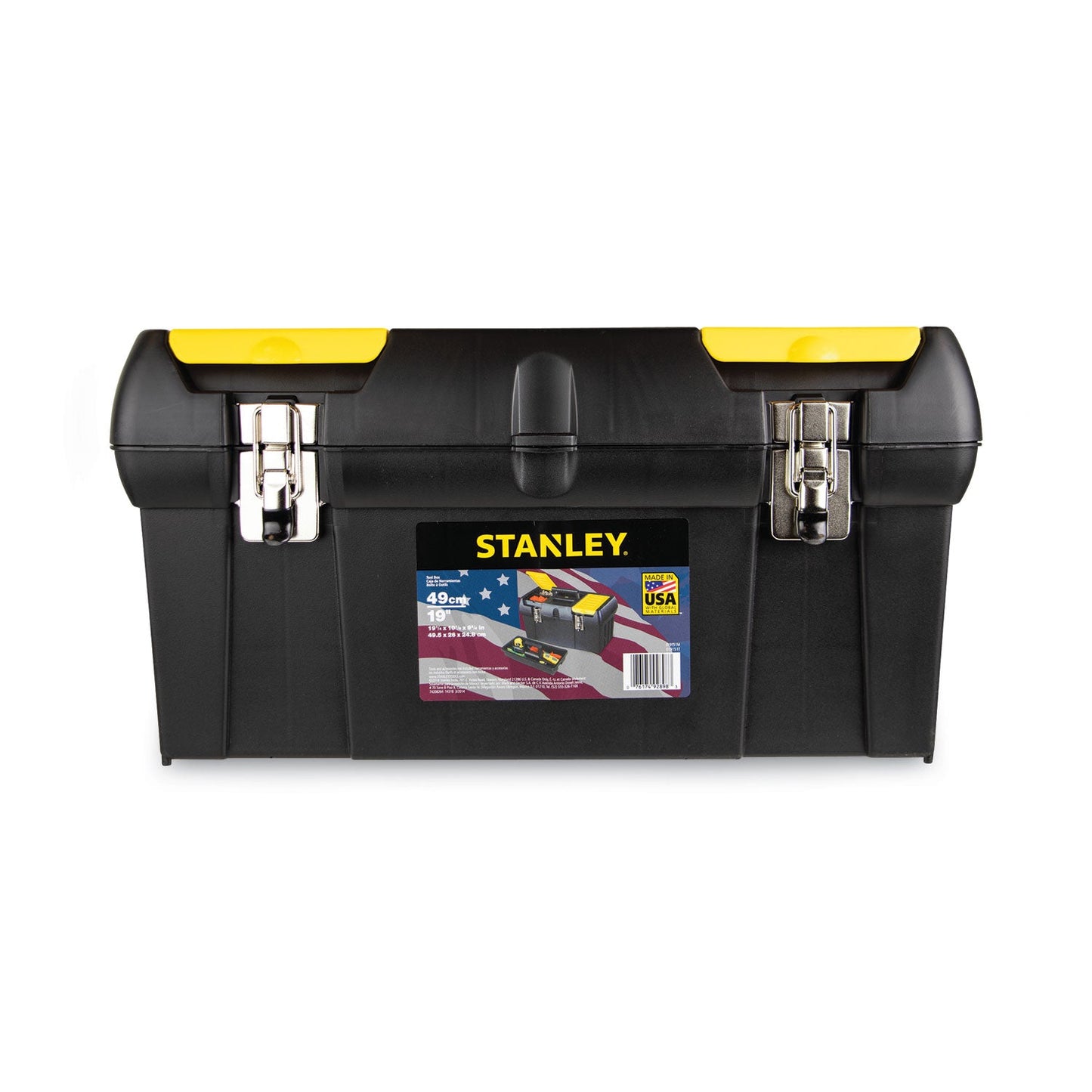 Stanley Series 2000 Toolbox w/Tray, Two Lid Compartments