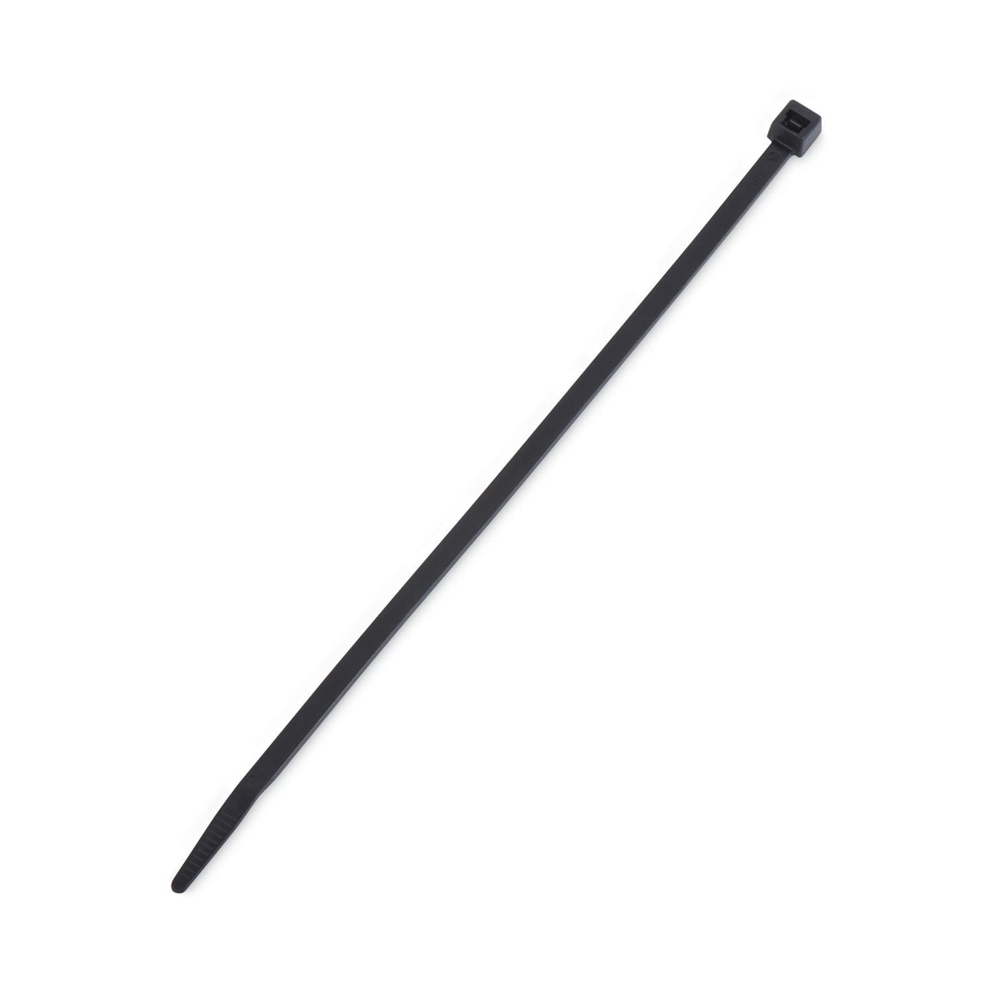 Tatco Nylon Cable Ties, 8 x 0.19, 50 lb, Black, 1,000/Pack