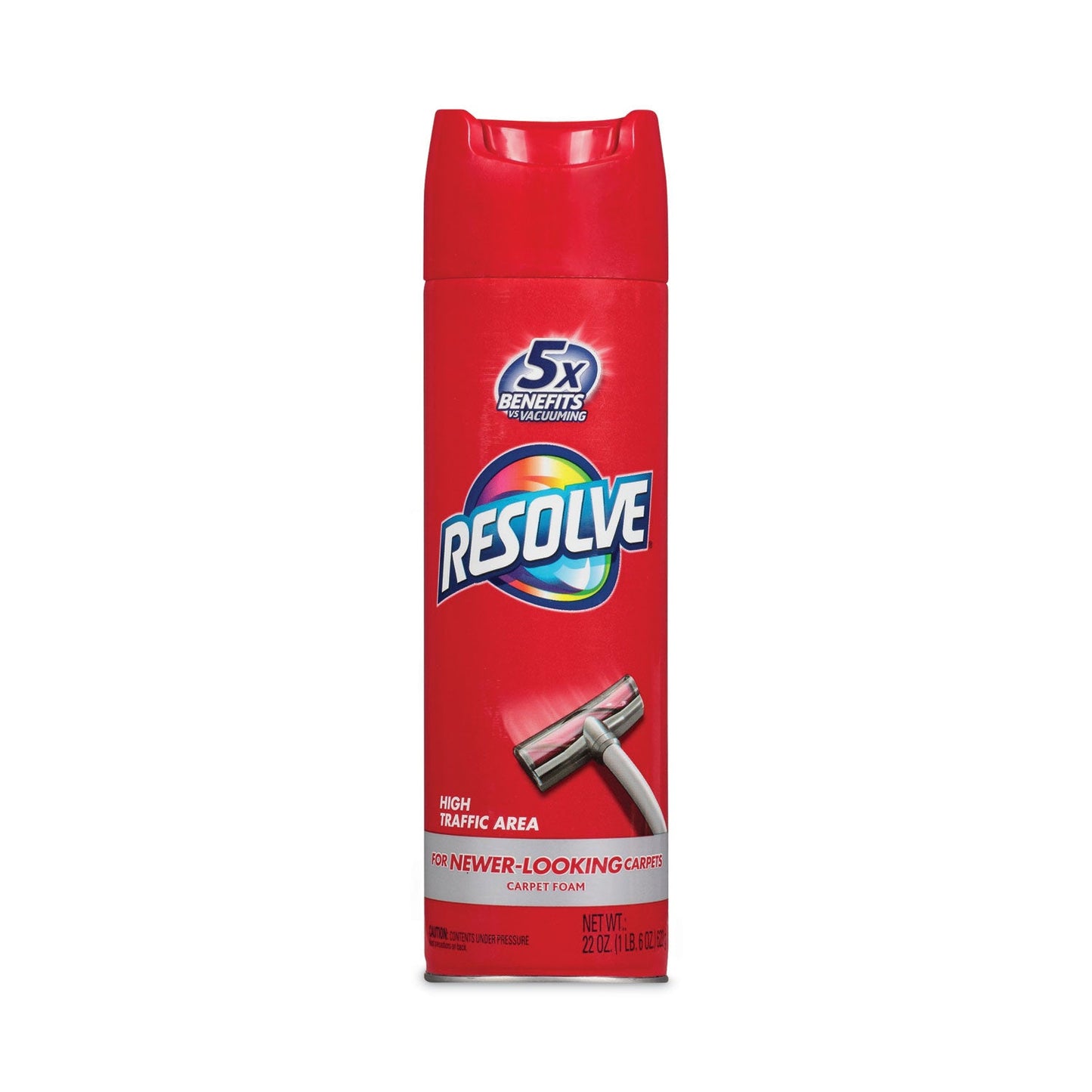 RESOLVE Foam Carpet Cleaner, Foam, 22 oz Aerosol Spray, 12/Carton