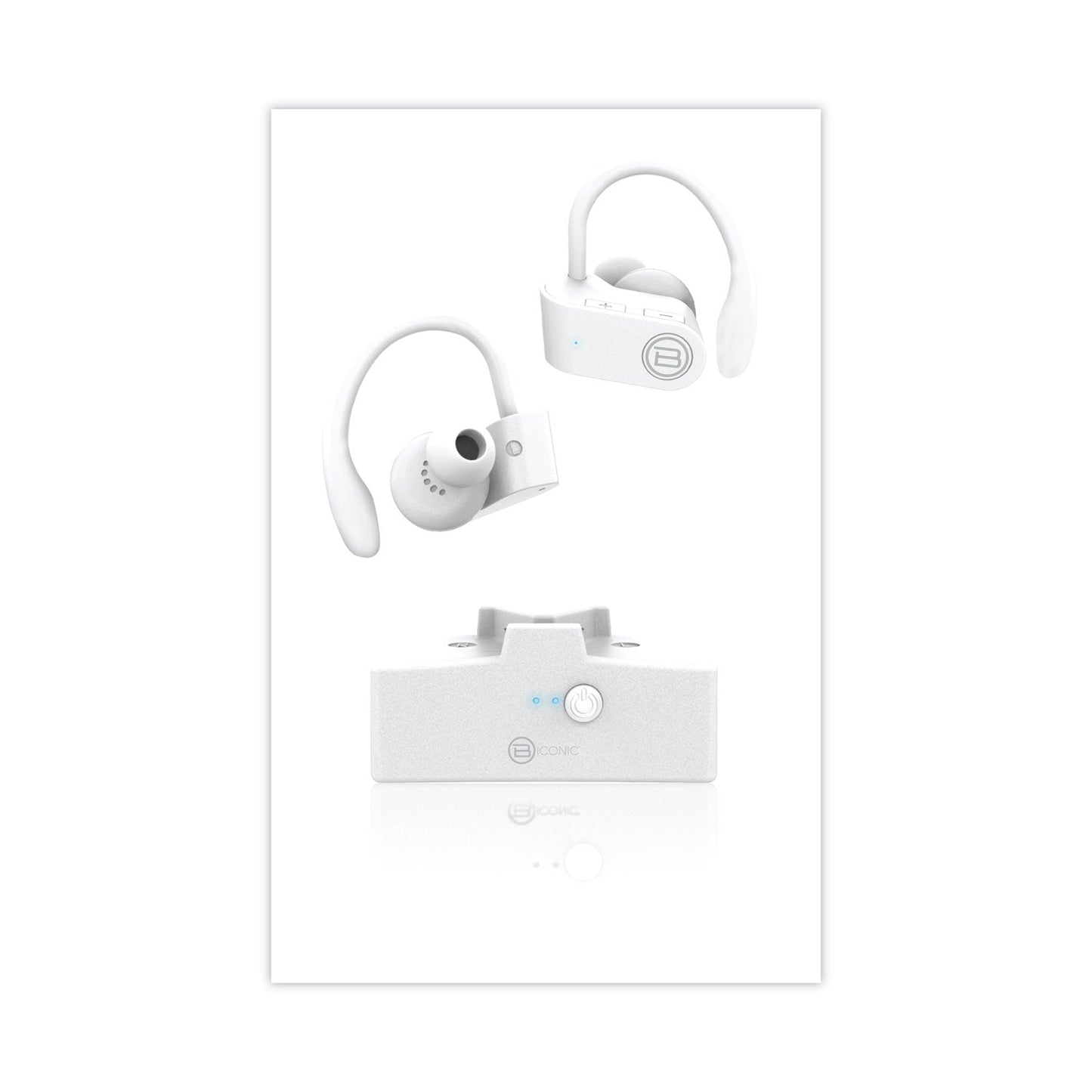 ByTech Bluetooth Sports Earbuds, White