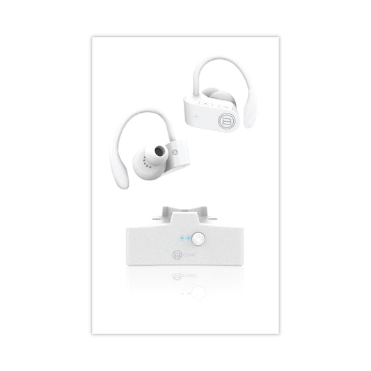 ByTech Bluetooth Sports Earbuds, White