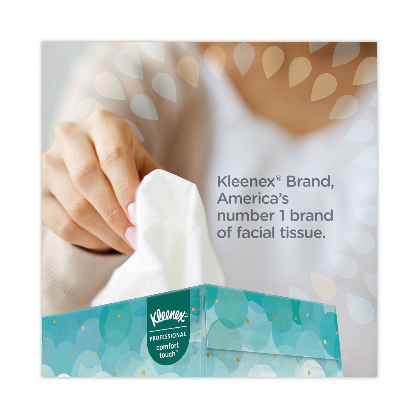 Kleenex White Facial Tissue Junior Pack, 2-Ply, 40 Sheets/Box, 80 Boxes/Carton