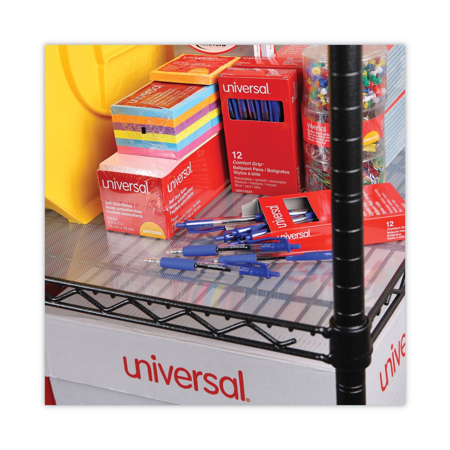 Alera Shelf Liners For Wire Shelving, Clear Plastic, 36w x 18d, 4/Pack