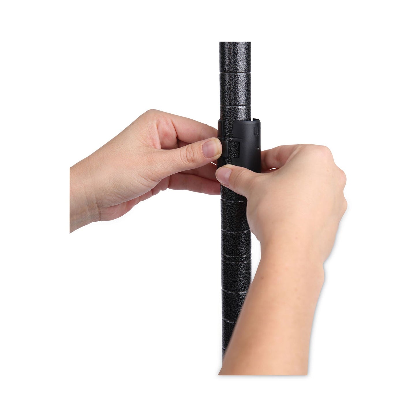 Alera All-Purpose Wire Shelving Starter Kit, Four-Shelf, 60w x 24d x 72h, Black Anthracite Plus