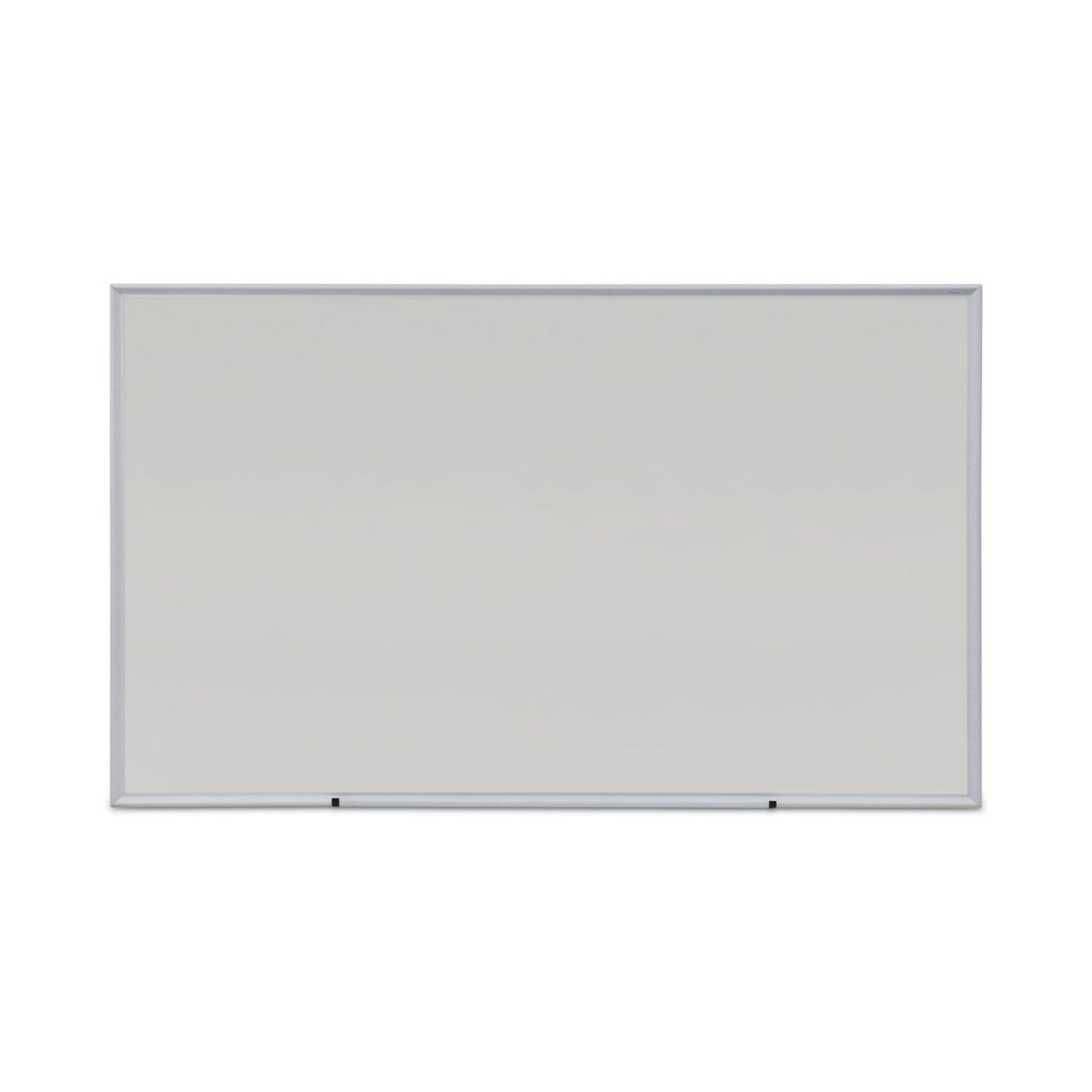 Universal Dry Erase Board, Melamine, 60 x 36, Satin-Finished Aluminum Frame