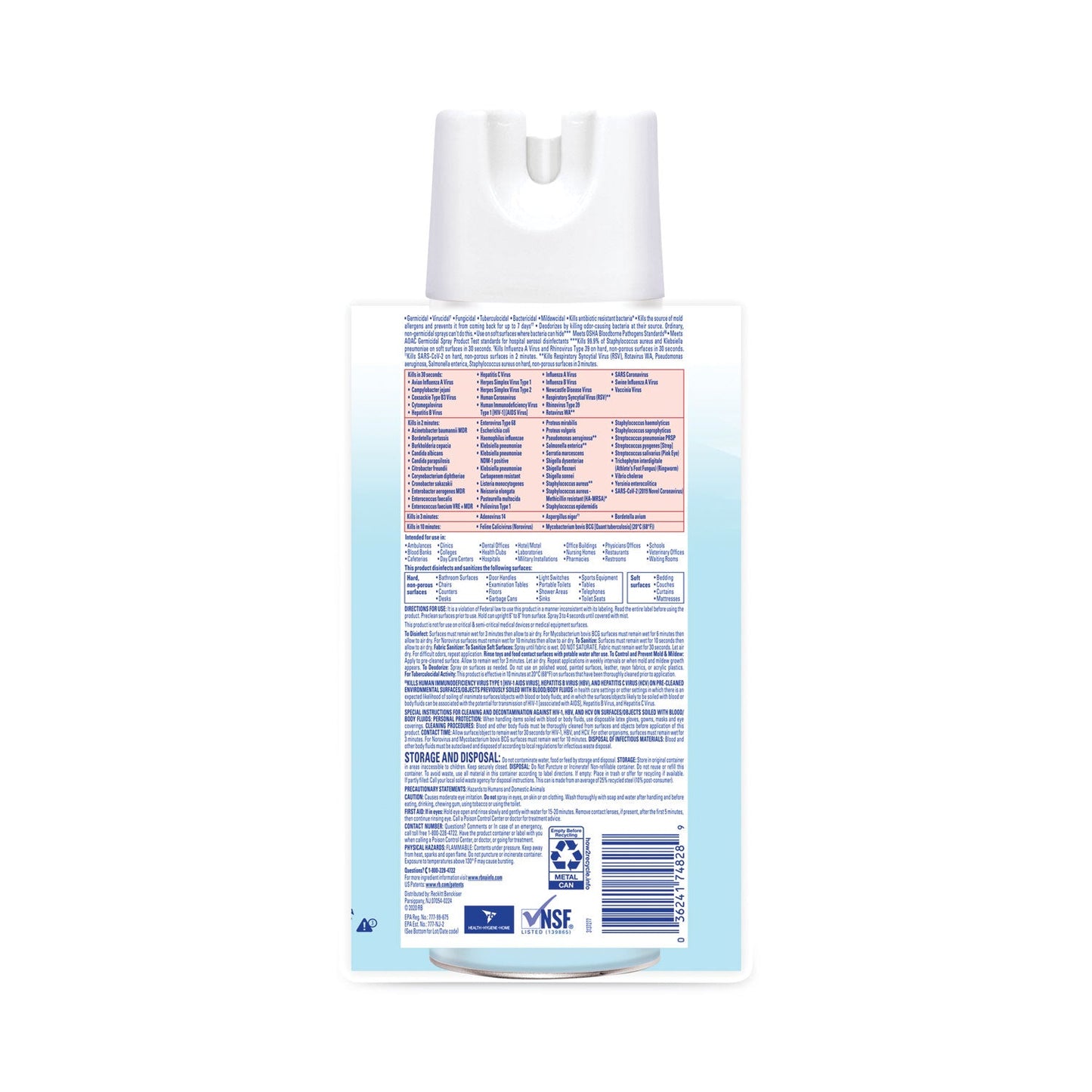 Professional LYSOL Disinfectant Spray, Crisp Linen, 19 oz Aerosol Spray