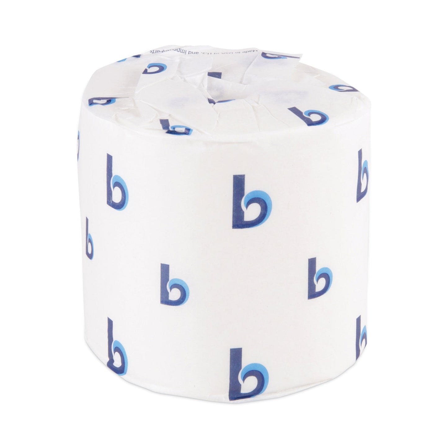 Boardwalk 1-Ply Toilet Tissue, Septic Safe, White, 1,000 Sheets, 96 Rolls/Carton