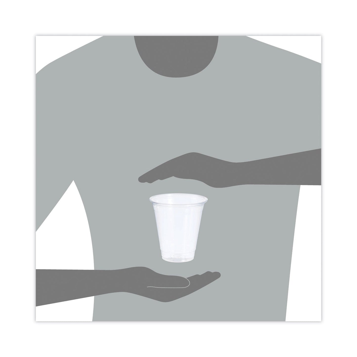 Dart Conex ClearPro Plastic Cold Cups, 12 oz, Clear, 50/Sleeve, 20 Sleeves/Carton