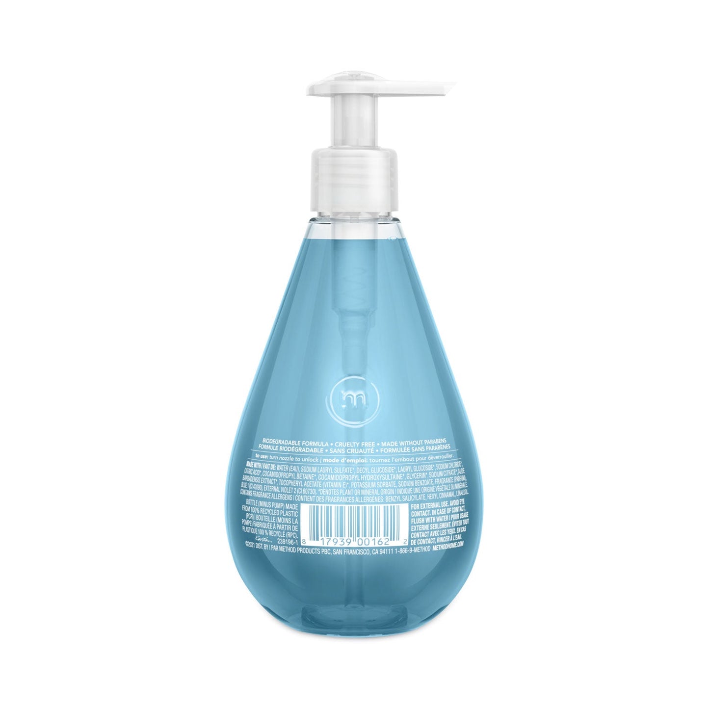 Method Gel Hand Wash, Sea Minerals, 12 oz Pump Bottle