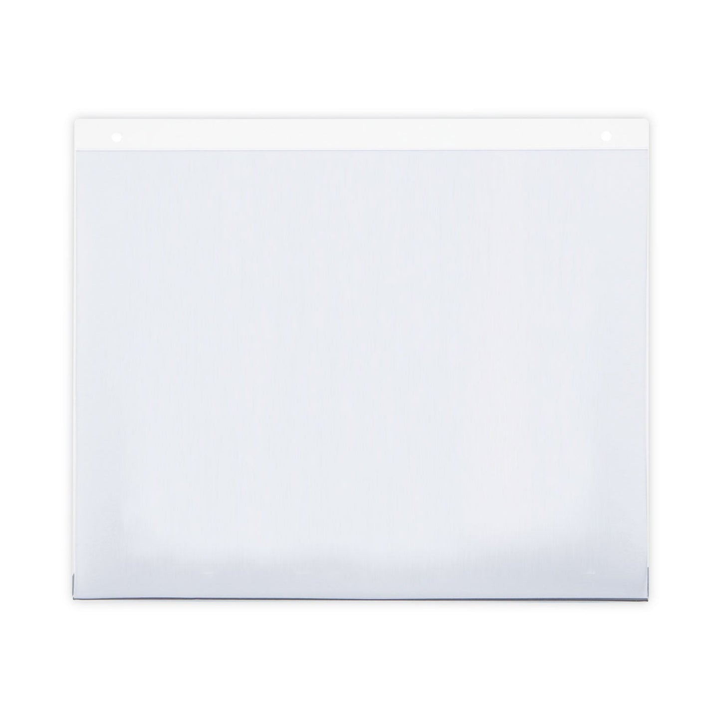 Universal Wall Mount Sign Holder, 11 x 8.5, Horizontal, Clear, 2/Pack