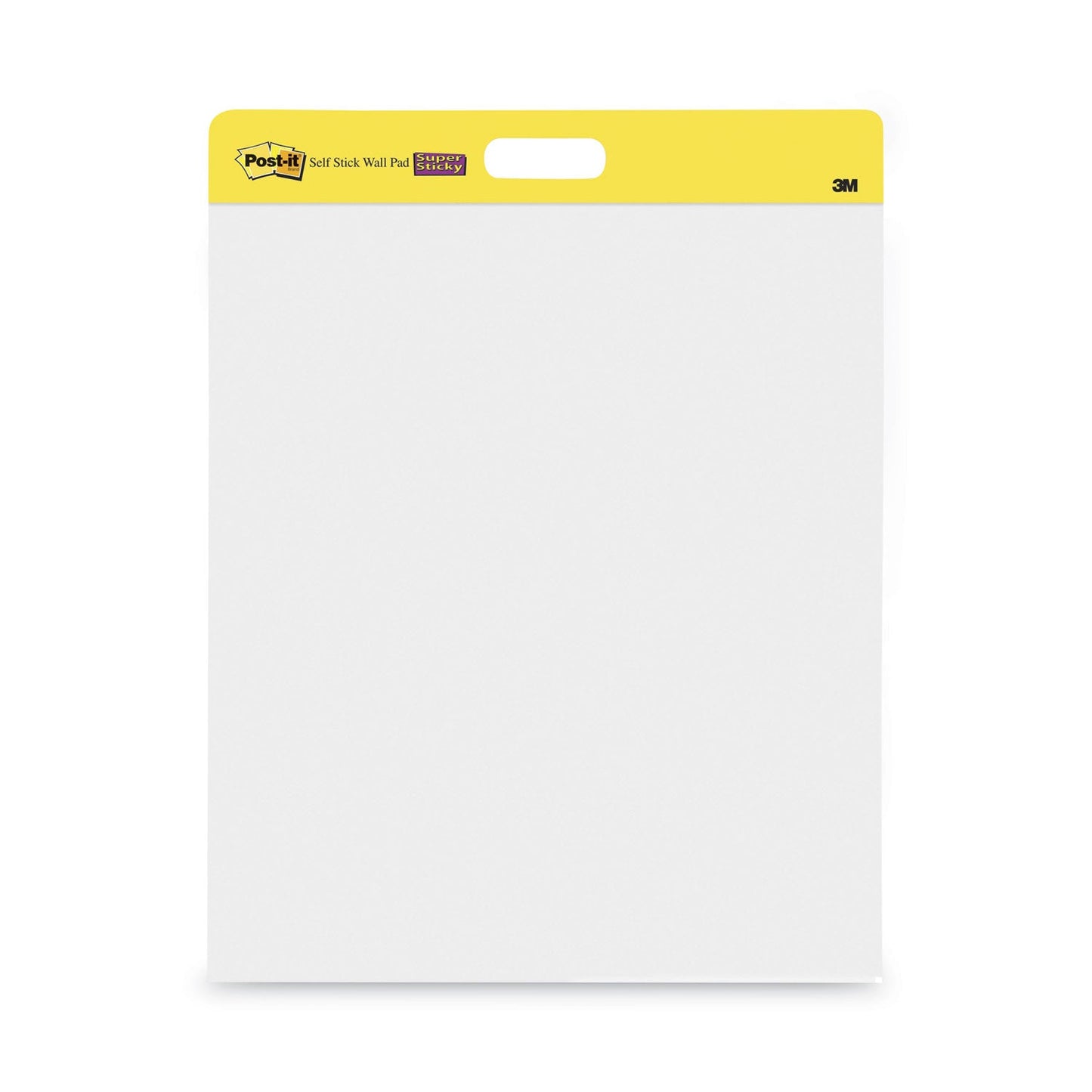 Post-it Self-Stick Wall Pad, Unruled, 20 x 23, White, 20 Sheets/Pad, 2 Pads/Pack, 2 Packs/Carton