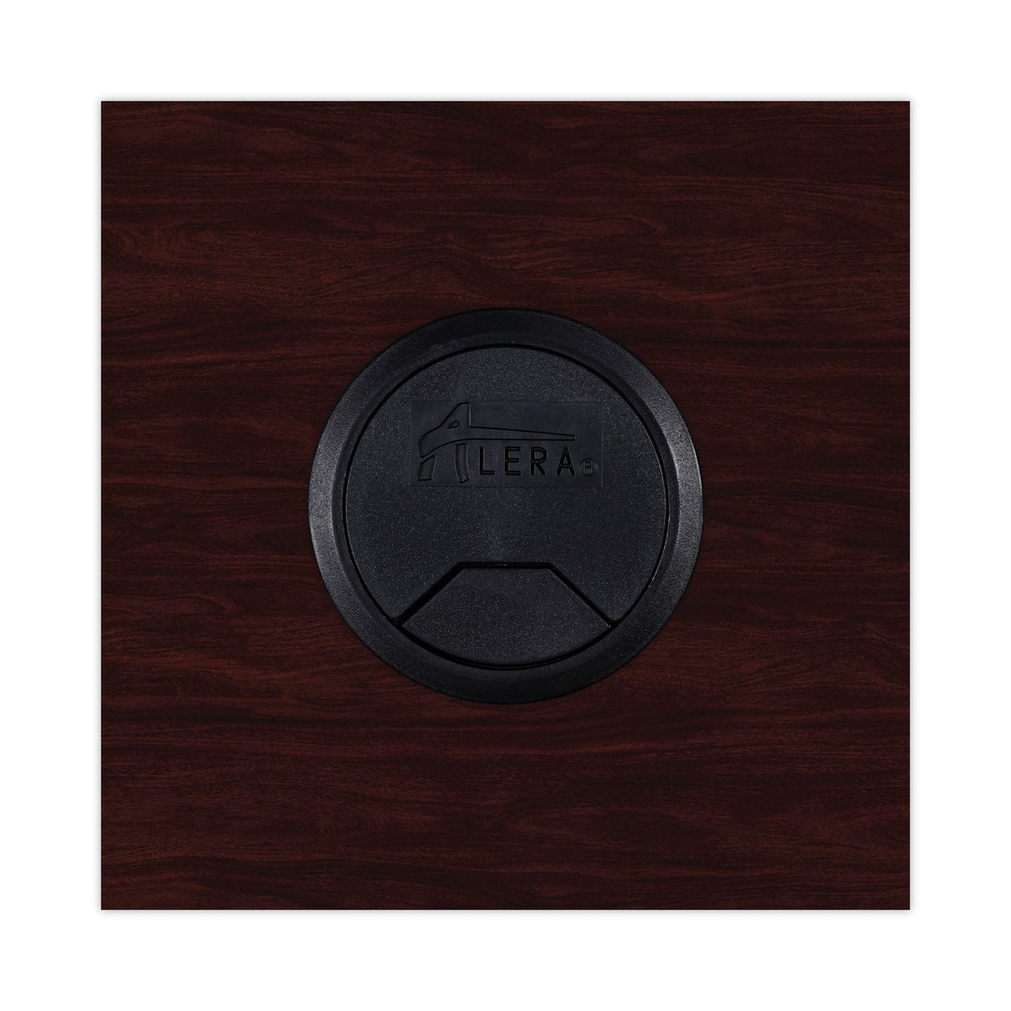 Alera Valencia Series Reversible Return/Bridge Shell, 35w x 23.63d x 29.5h, Mahogany