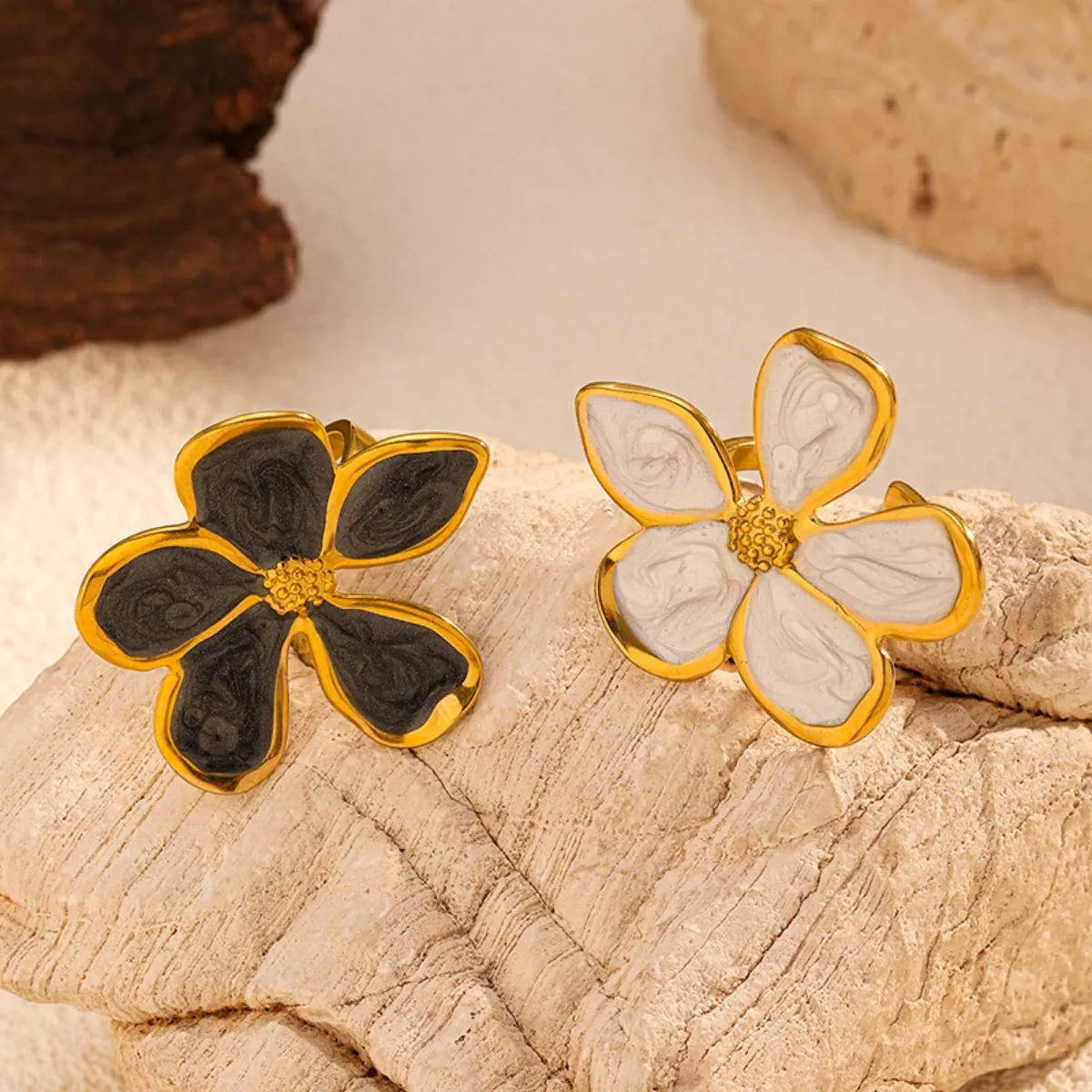 Flower Open Ring