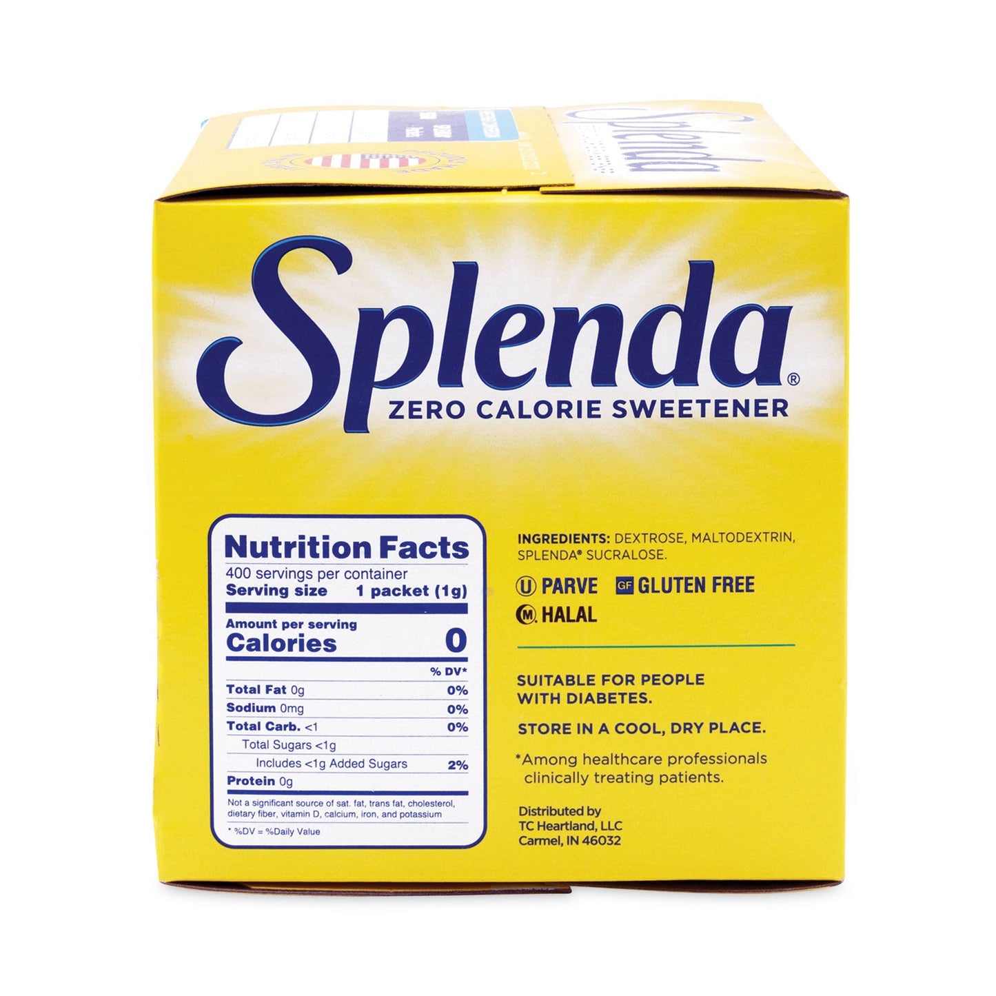 Splenda No Calorie Sweetener Packets, 400/Box