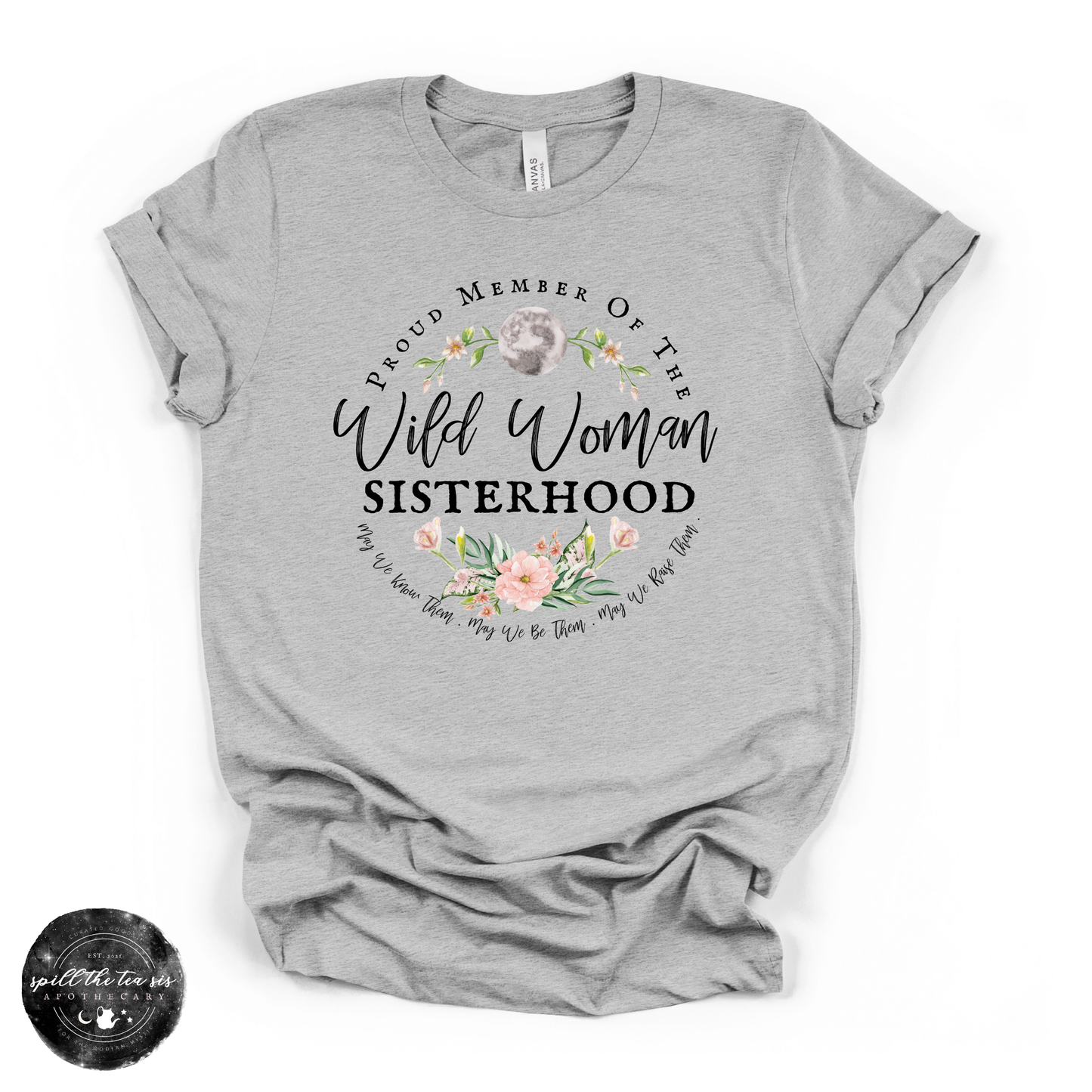 Wild Woman Sisterhood Tee | Witchy Empowerment Graphic T-Shirt