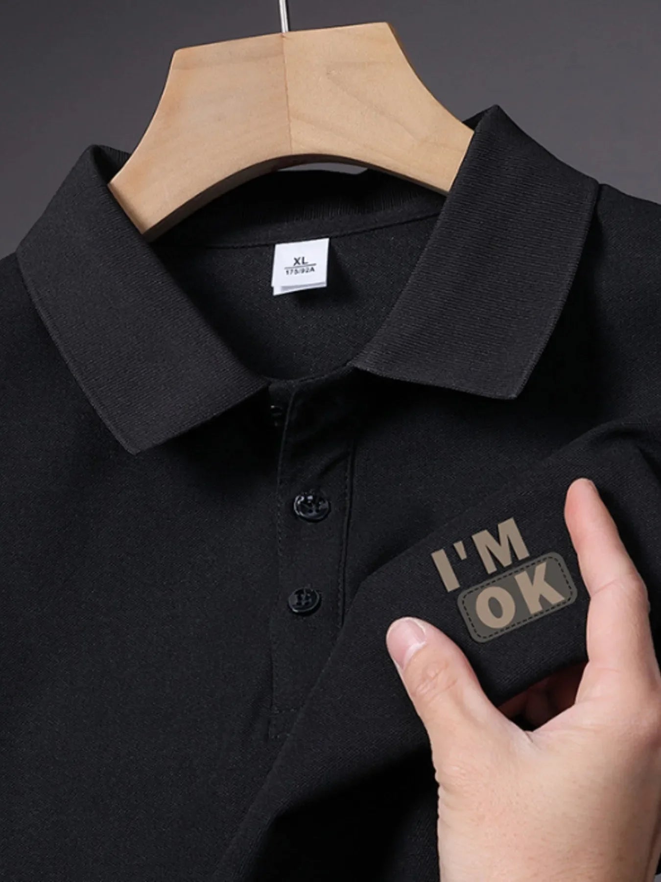 Men's Plus Size Casual Short Sleeve Polo Shirt