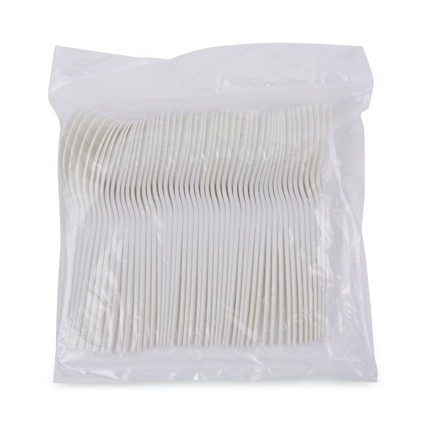 Eco-Products Plantware Compostable Cutlery, Spoon, 6", Pearl White, 50/Pack, 20 Pack/Carton