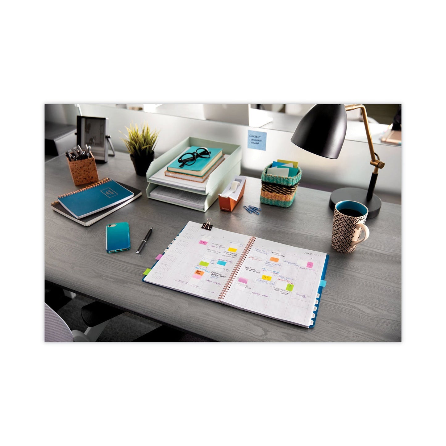 Post-it Standard Page Flags in Dispenser, Bright Pink, 100 Flags/Dispenser