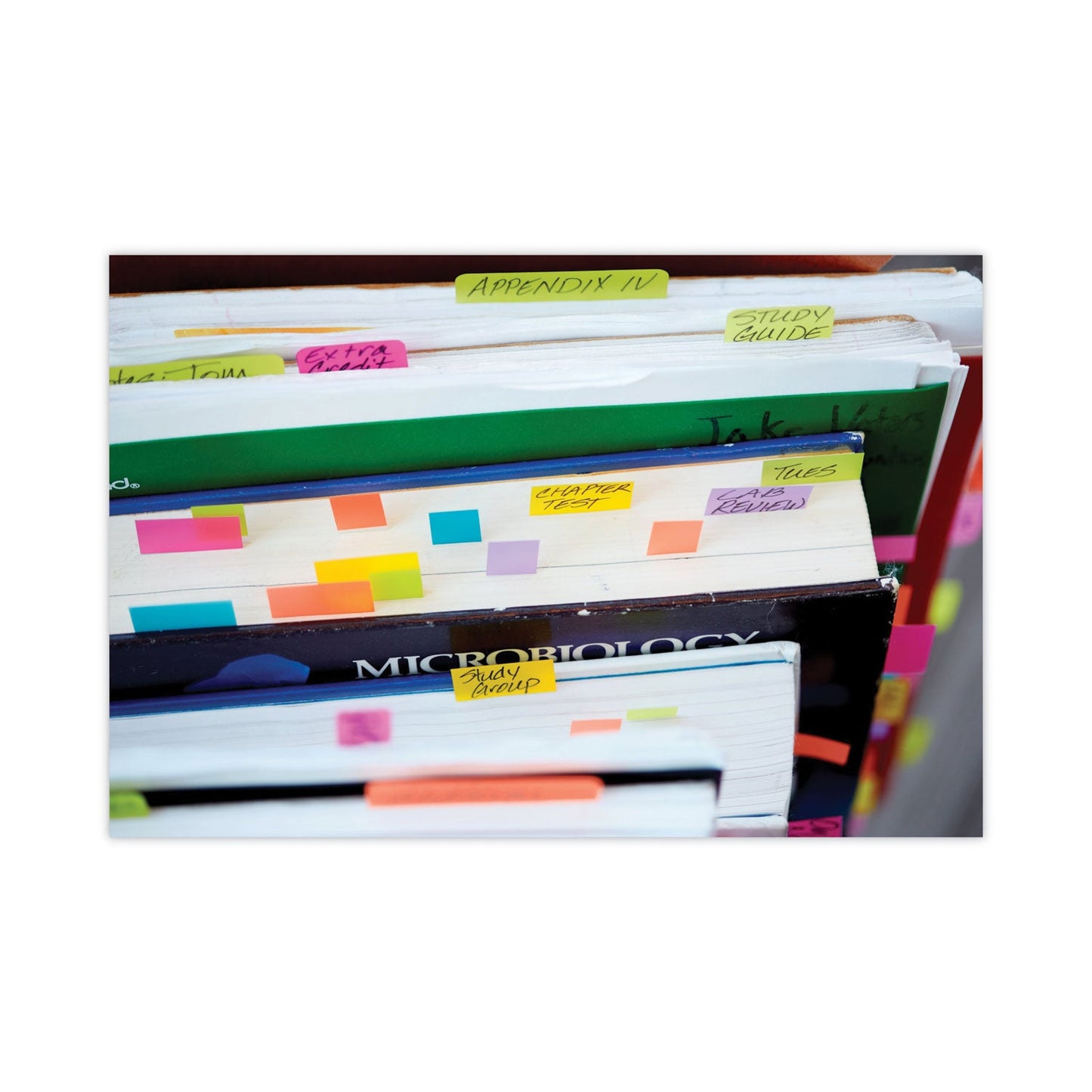 Post-it Standard Page Flags in Dispenser, White, 50 Flags/Dispenser, 2 Dispensers/Pack