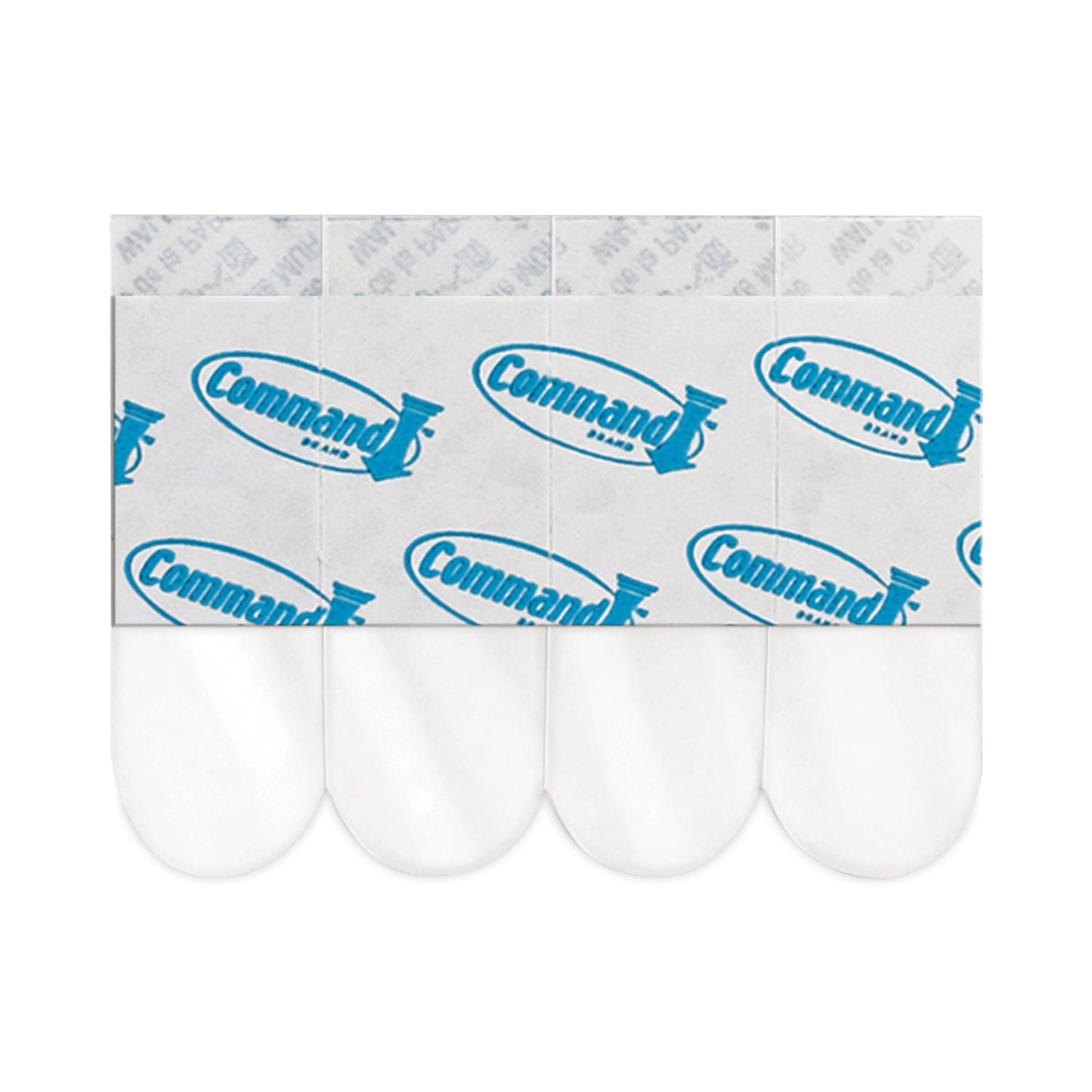 Command Clear Hooks and Strips, Plastic, Medium, 50 Hooks with 50 Adhesive Strips per Carton