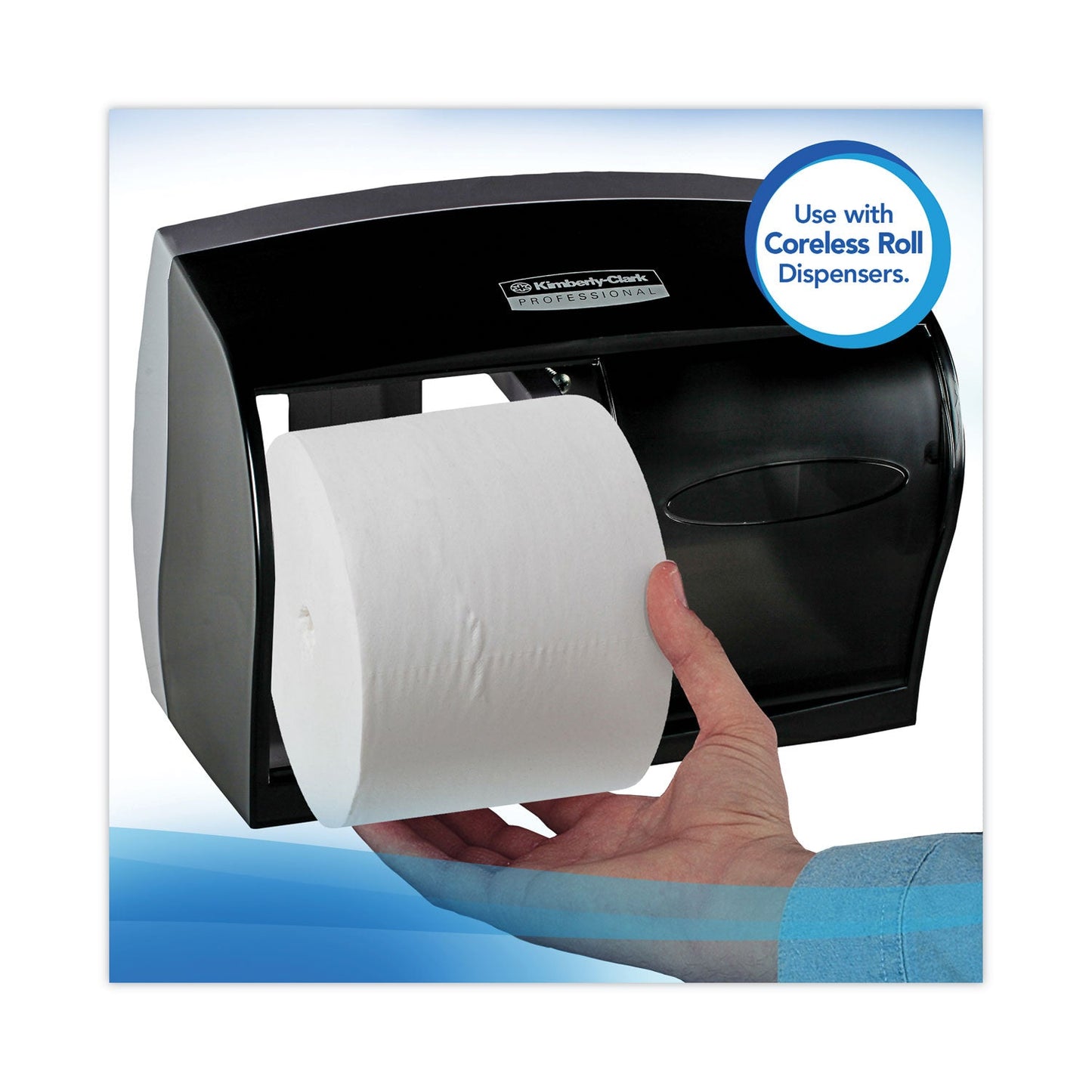 Scott Essential Extra Soft Coreless Standard Roll Bath Tissue, Septic Safe, 2-Ply, White, 800 Sheets/Roll, 36 Rolls/Carton