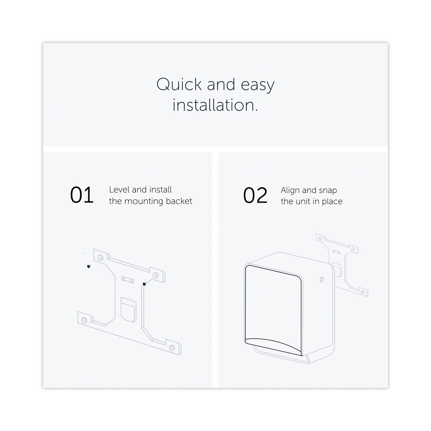Kimberly-Clark Professional* ICON Automatic Roll Towel Dispenser, 20.12 x 16.37 x 13.5, White Mosaic
