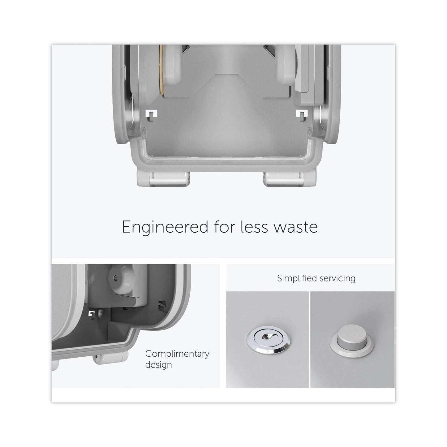 Kimberly-Clark Professional* ICON Coreless Standard Roll Toilet Paper Dispenser, 7.18 x 13.37 x 7.06, Black Mosaic