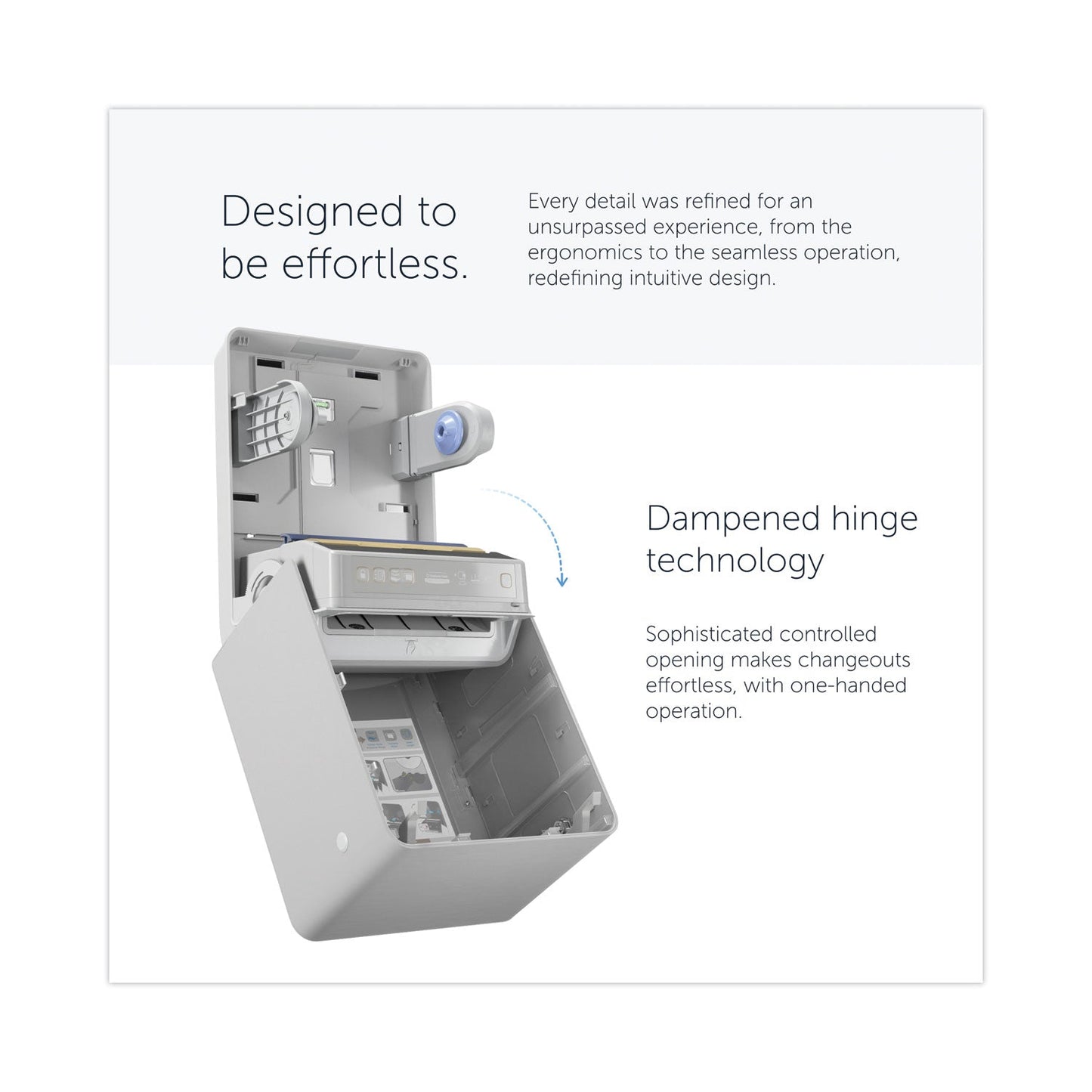 Kimberly-Clark Professional* ICON Automatic Roll Towel Dispenser, 20.12 x 16.37 x 13.5, White Mosaic