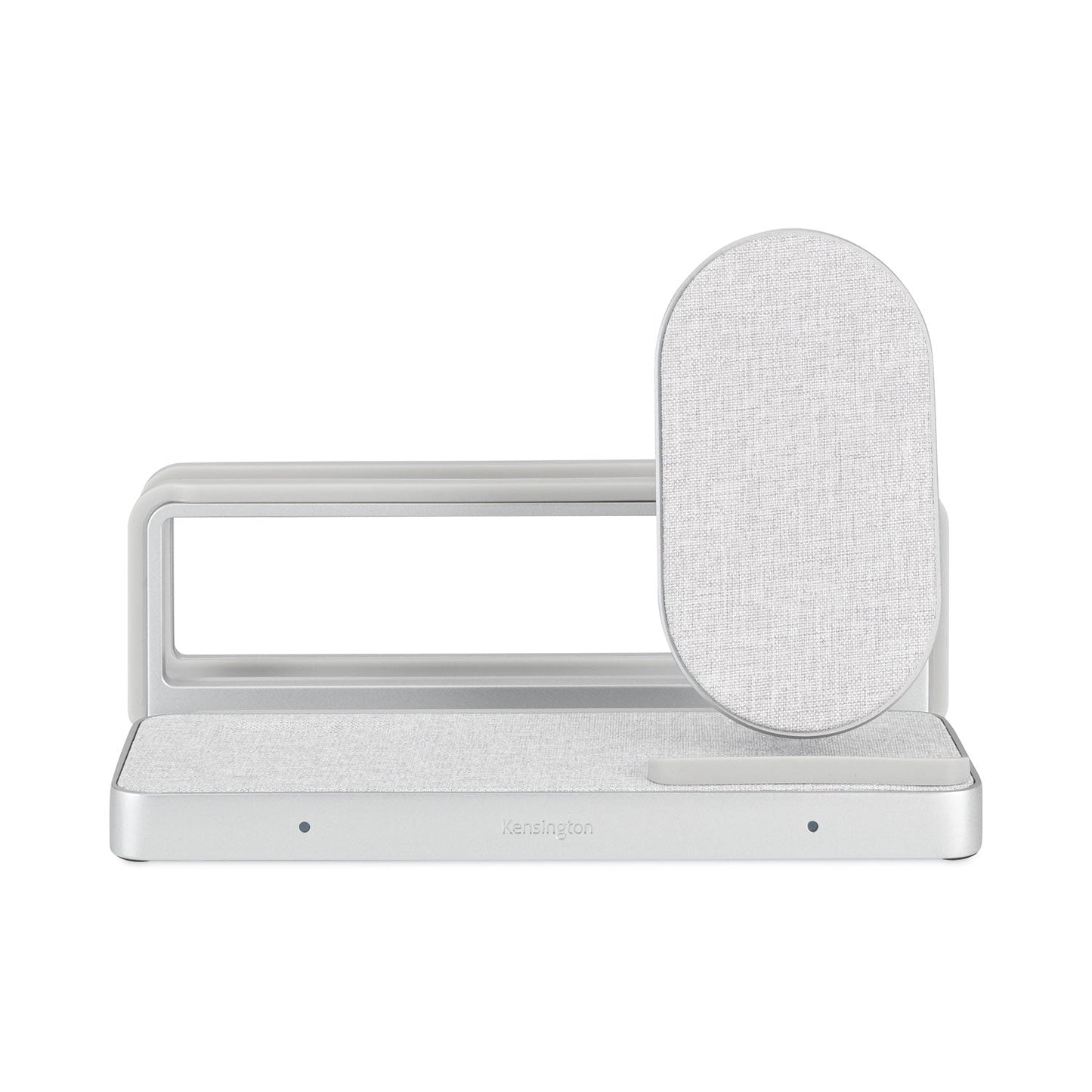 Kensington StudioCaddy with Qi Wireless Charging for Apple Devices, USB-A; USB-C, Silver
