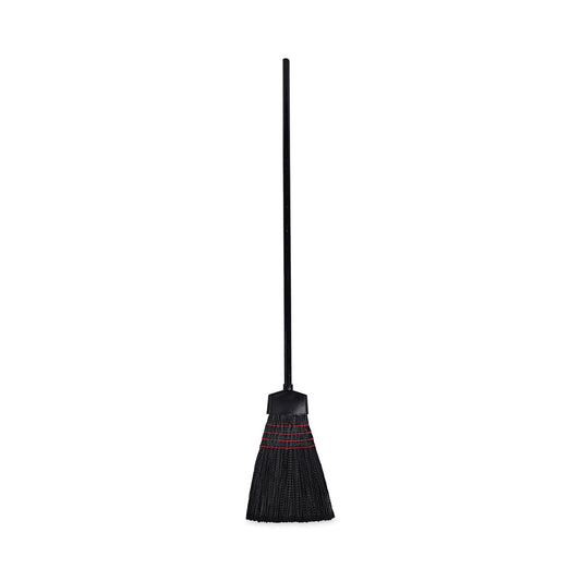 Boardwalk Maid Broom, Plastic Bristles, 54" Overall Length, Dozen