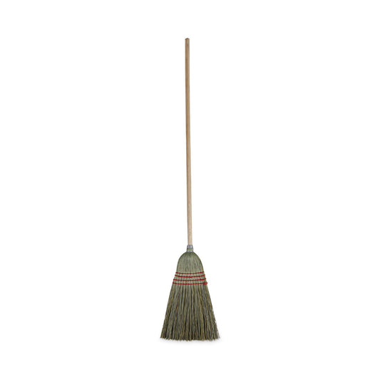 Boardwalk Mixed Fiber Maid Broom, Mixed Fiber Bristles, 55" Overall Length, Natural, 12/Carton