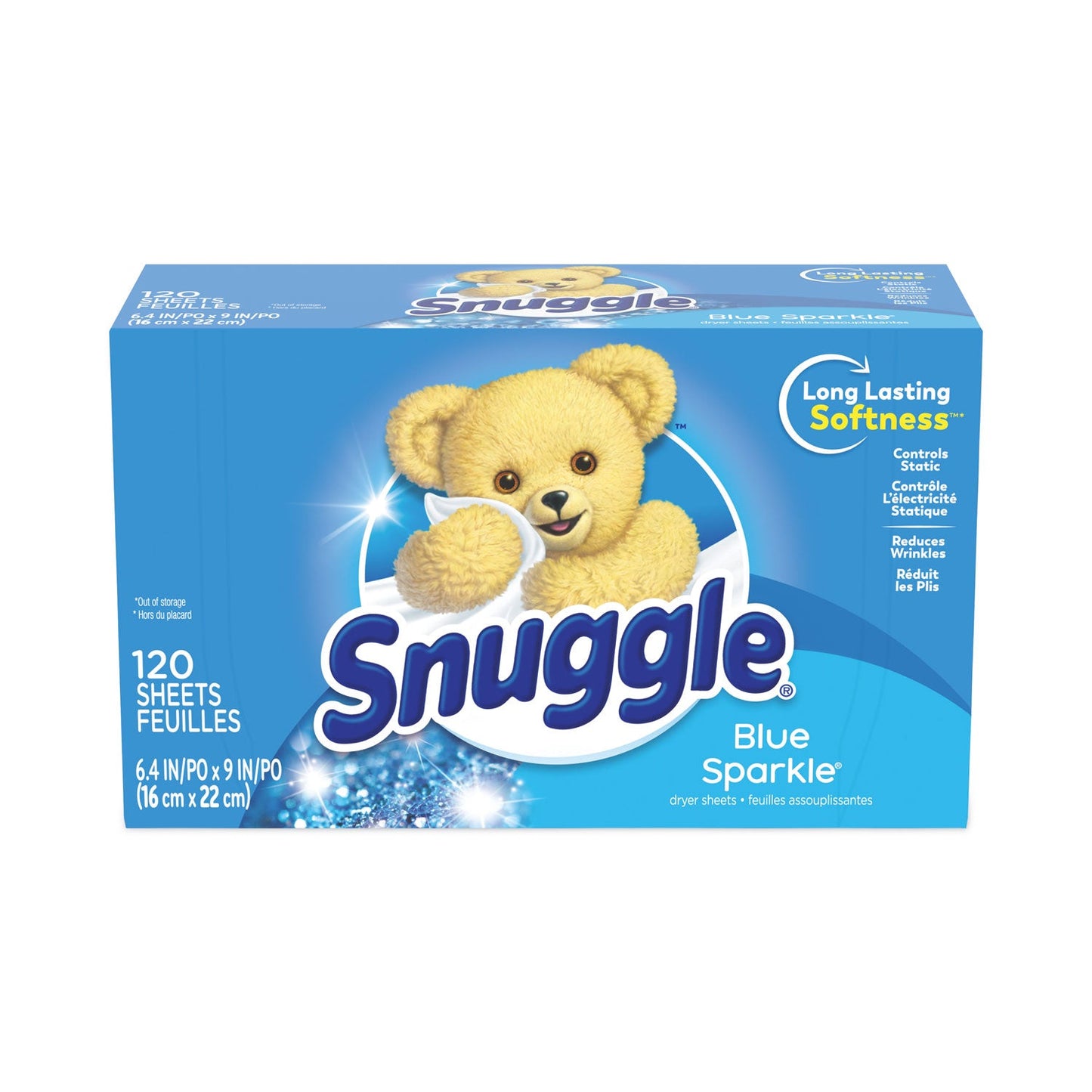 Snuggle Fabric Softener Sheets, Fresh Scent, 120 Sheets/Box, 6 Boxes/Carton