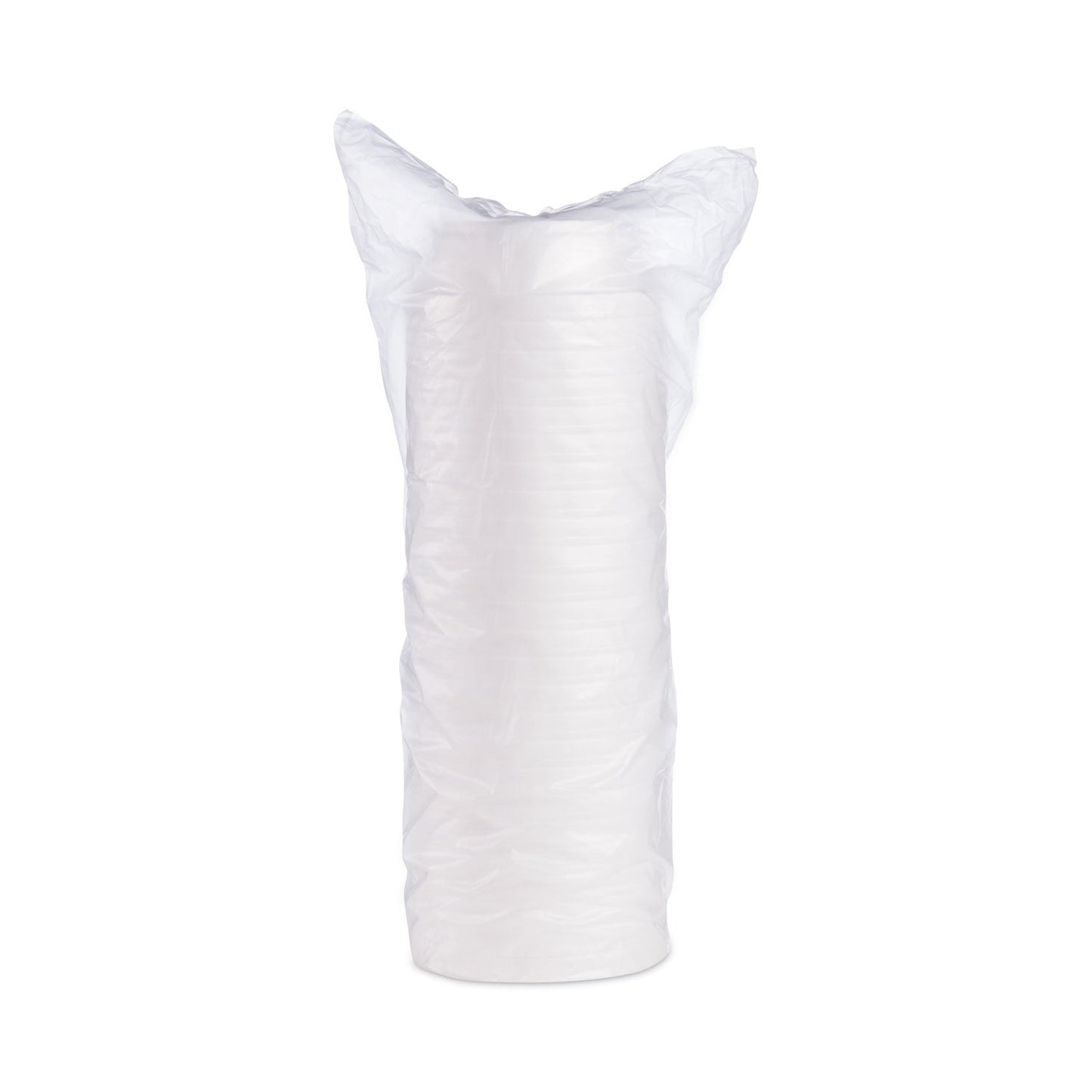 Dart Foam Container, Squat, 8 oz, 4.63" Diameter x 1.13"h, White, 500/Carton