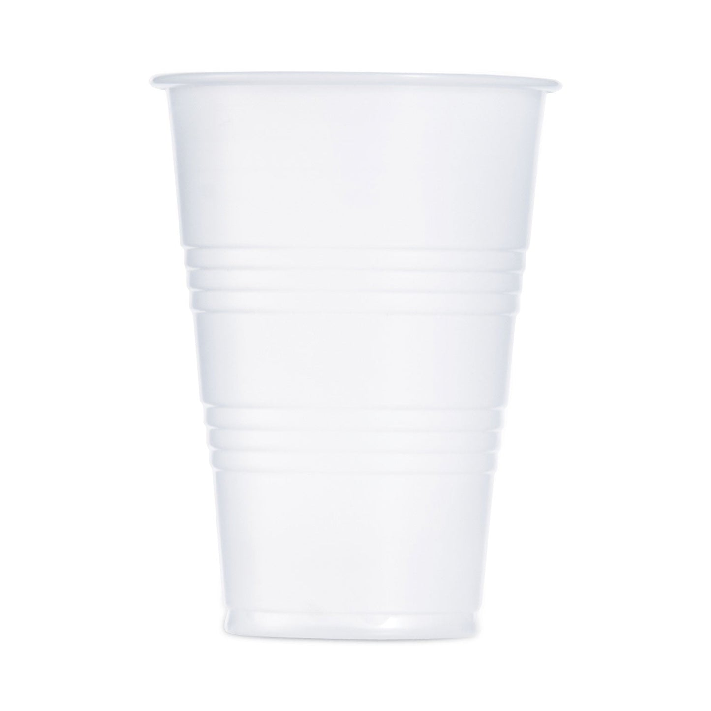Dart High-Impact Polystyrene Cold Cups, 7 oz, Translucent, 100 Cups/Sleeve, 25 Sleeves/Carton