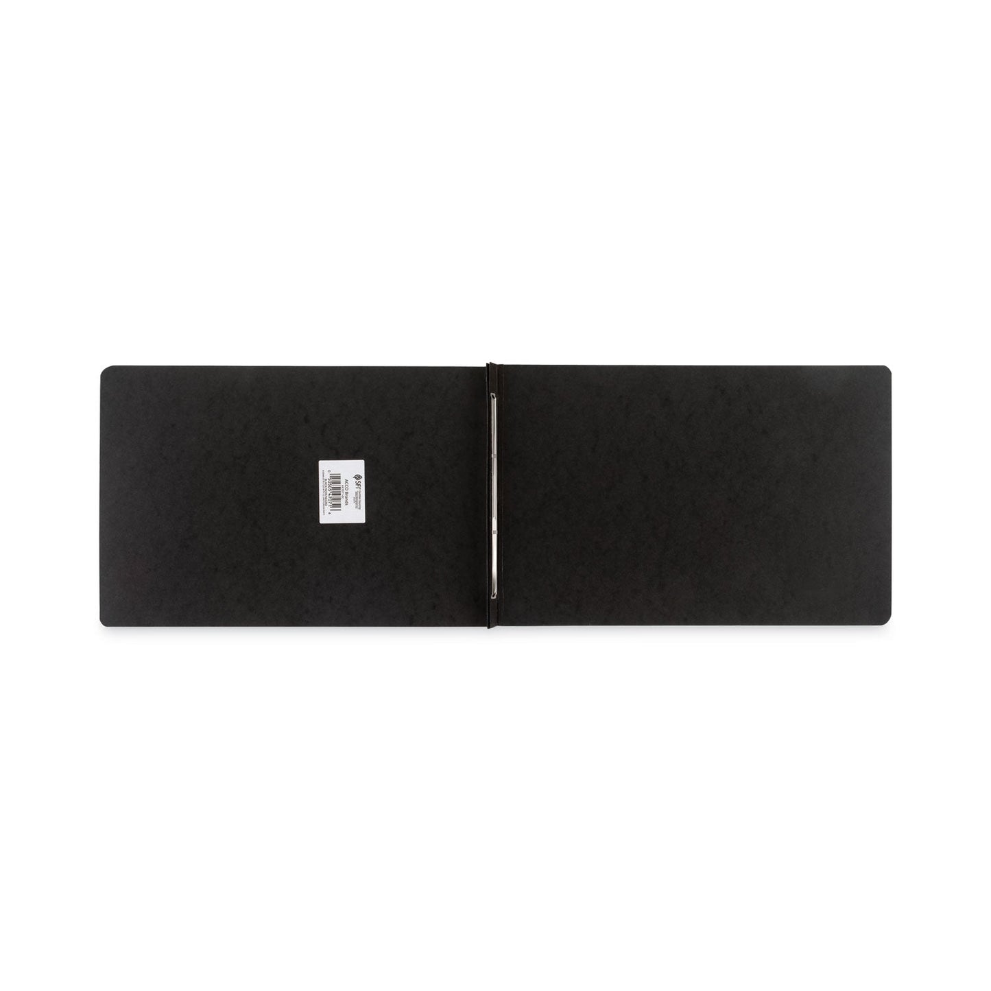 ACCO Pressboard Report Cover with Tyvek Reinforced Hinge, Two-Piece Prong Fastener, 3" Capacity, 11 x 17,  Black/Black
