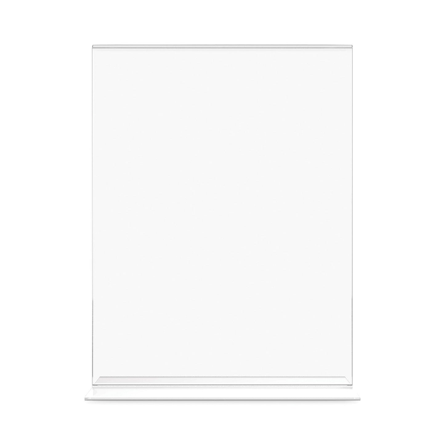 deflecto Classic Image Double-Sided Sign Holder, 8.5 x 11 Insert, Clear