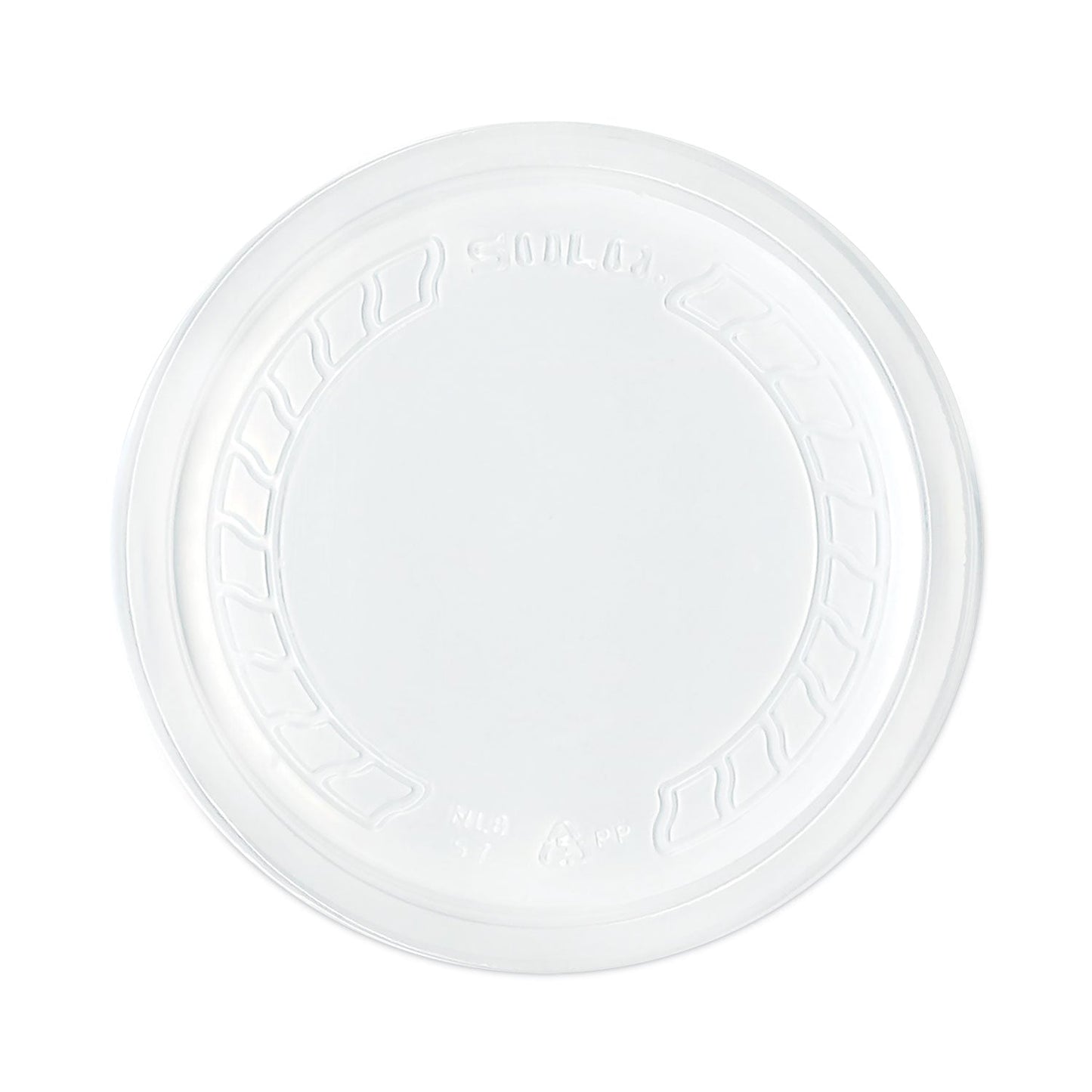 Dart Conex Deli Container Lid, Clear, Plastic, 500/Carton