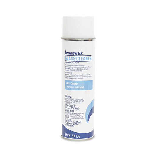 Boardwalk Glass Cleaner, Sweet Scent, 18.5 oz. Aerosol Spray, 12/Carton