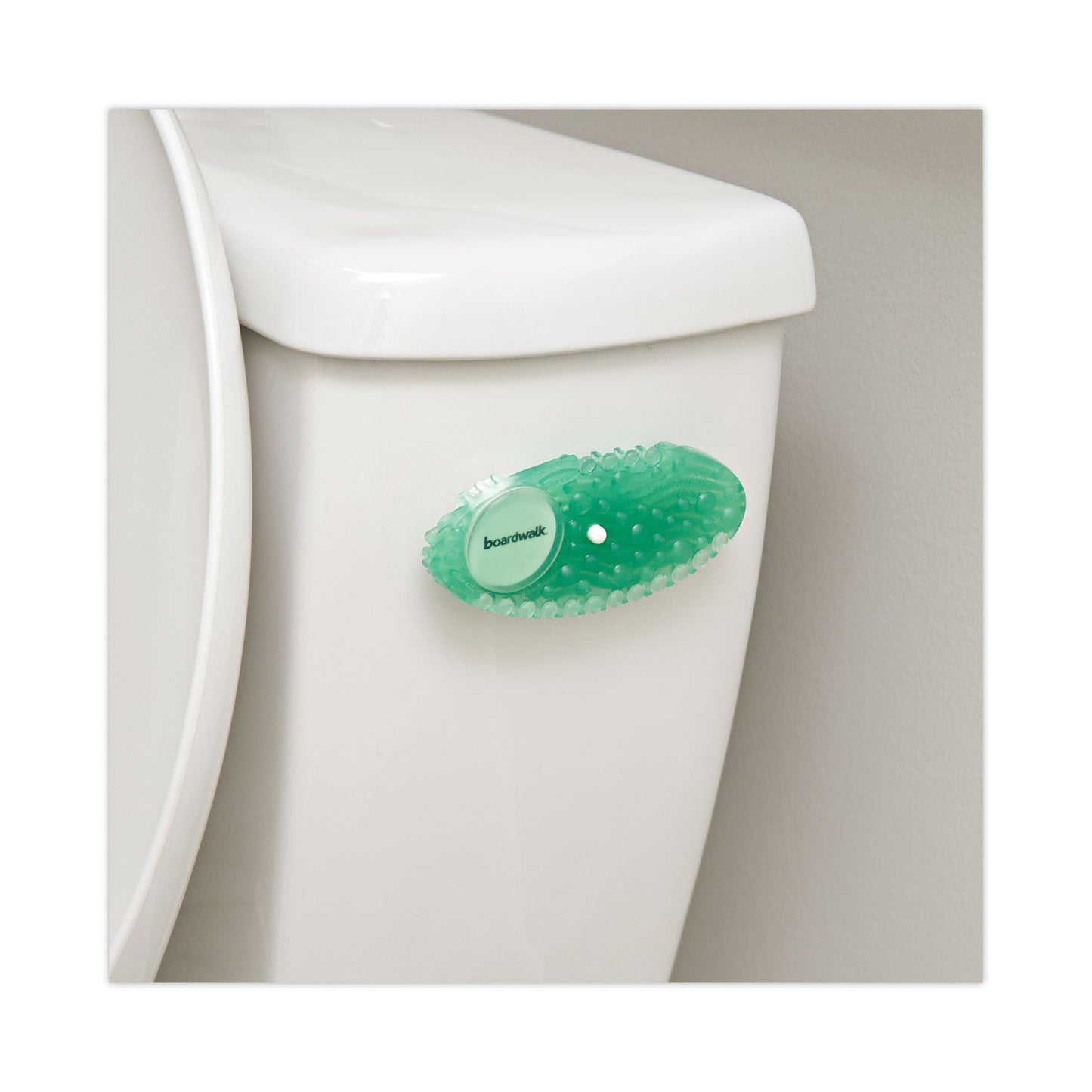 Boardwalk Curve Air Freshener, Cucumber Melon, Solid, Green, 10/Box