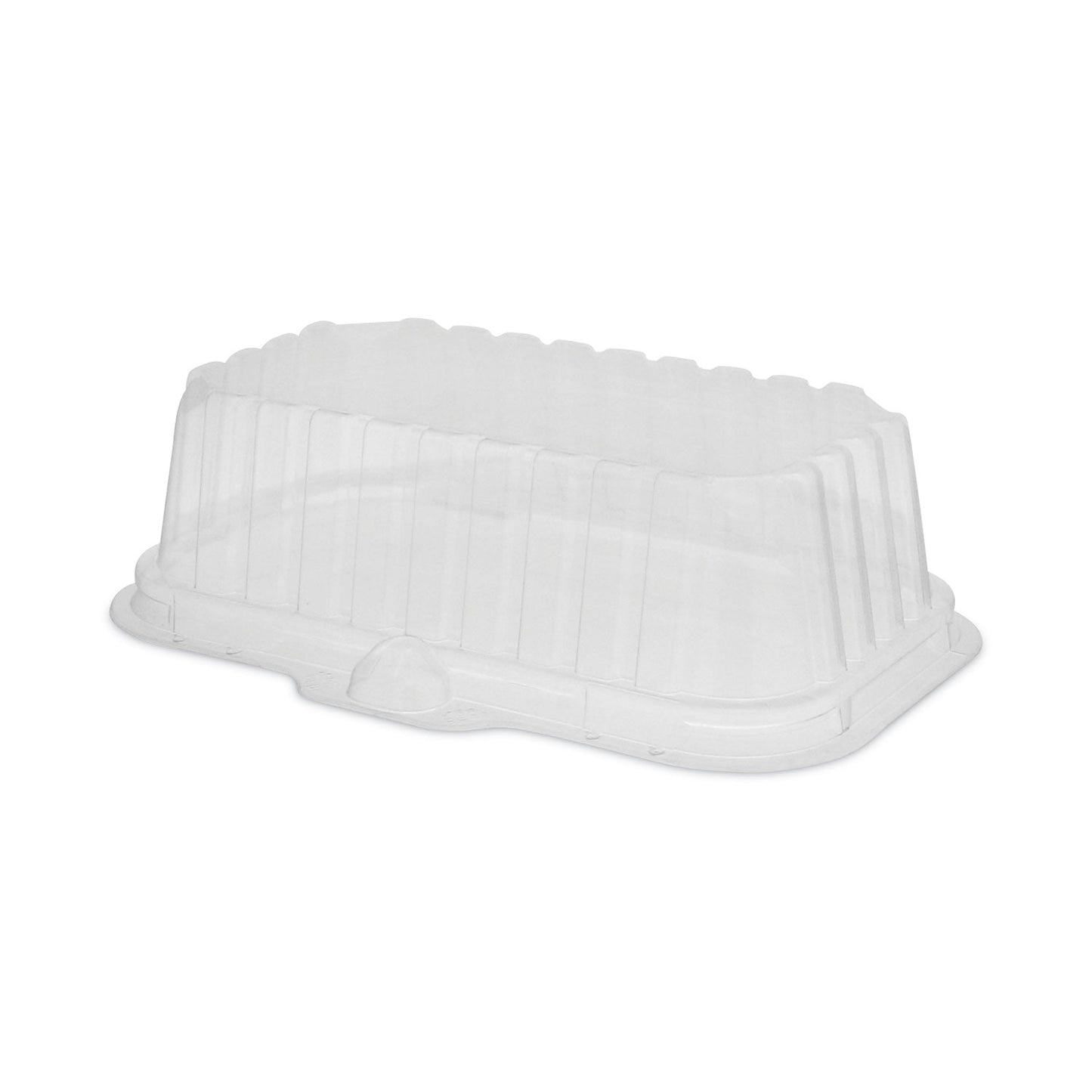 Pactiv Evergreen OPS Dome-Style Lid, 17S Deep Dome, 8.3 x 4.8 x 2.1, Clear, Plastic, 250/Carton