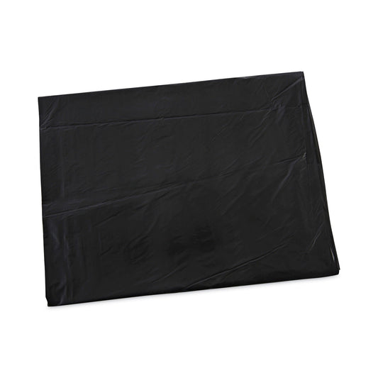 Boardwalk Linear Low Density Industrial Can Liners, 60 gal, 0.7 mil, 38 x 58, Black, 100/Carton