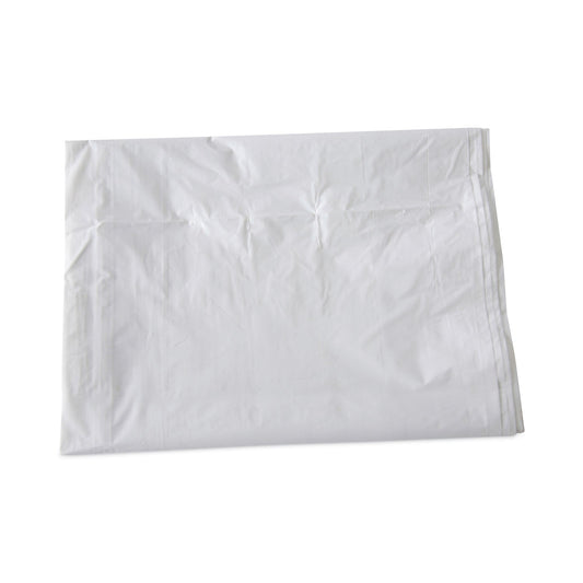 Boardwalk Linear Low Density Industrial Can Liners, 56 gal, 0.9 mil, 43 x 47, White, 100/Carton