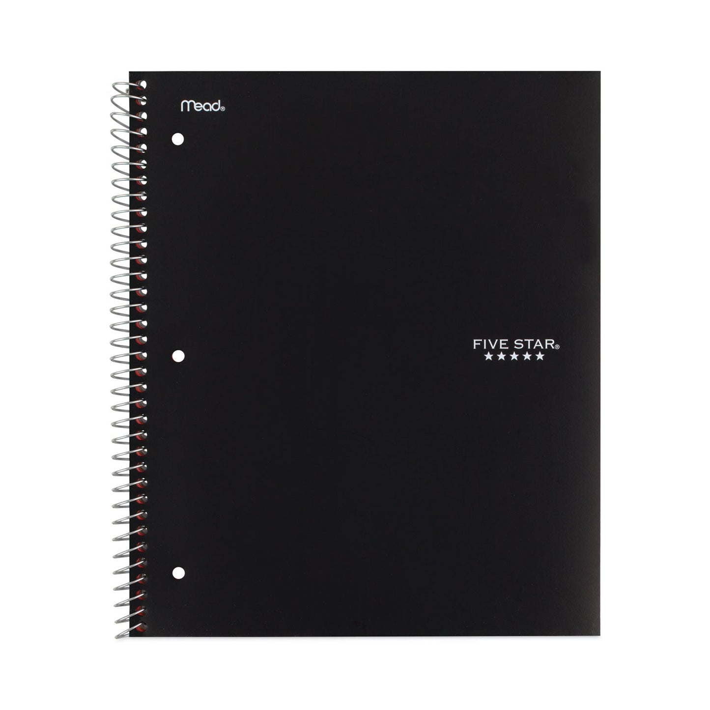 Five Star Wirebound Notebook, 1 Subject, Medium/College Rule, Randomly Assorted Covers, 11 x 8.5, 100 Sheets, 6/Pack