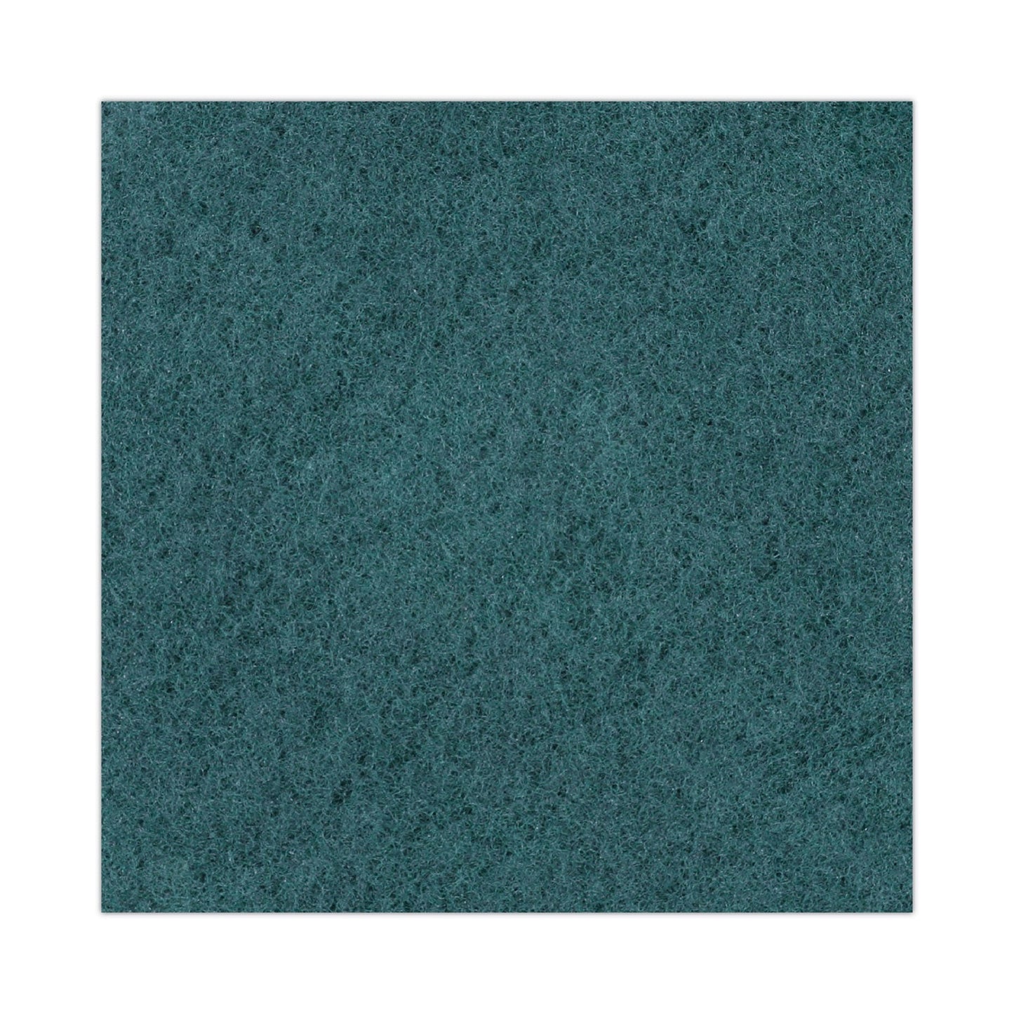 Boardwalk Heavy-Duty Scrubbing Floor Pads, 19" Diameter, Green, 5/Carton